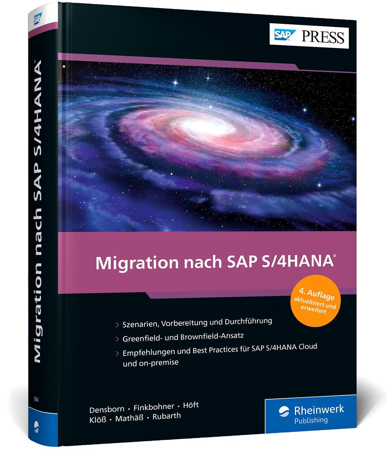 Cover: 9783836293648 | Migration nach SAP S/4HANA | Frank Densborn (u. a.) | Buch | SAP Press