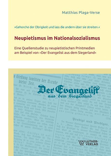 Cover: 9783785807804 | Neupietismus im Nationalsozialismus | Matthias Plaga-Verse | Buch