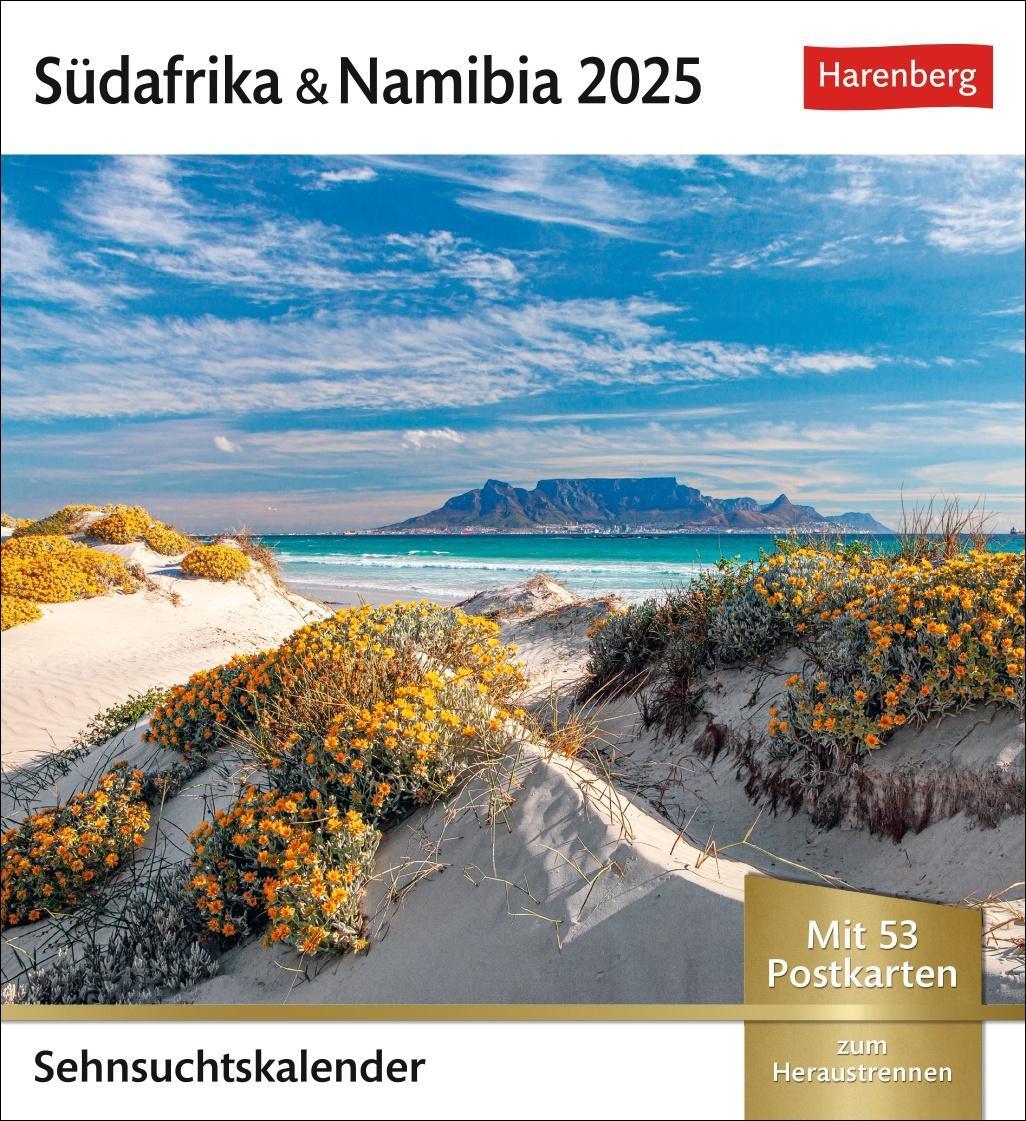 Cover: 9783840033452 | Südafrika &amp; Namibia Sehnsuchtskalender 2025 - Wochenkalender mit 53...