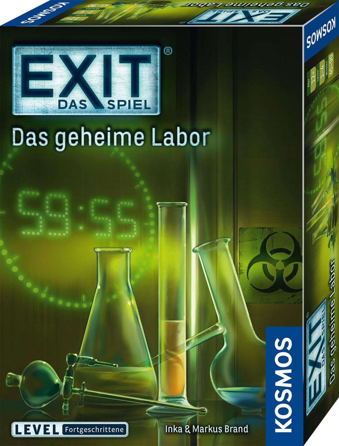 Cover: 4002051692742 | Exit - Das geheime Labor | Das Spiel für 1-6 Spieler | Brand (u. a.)