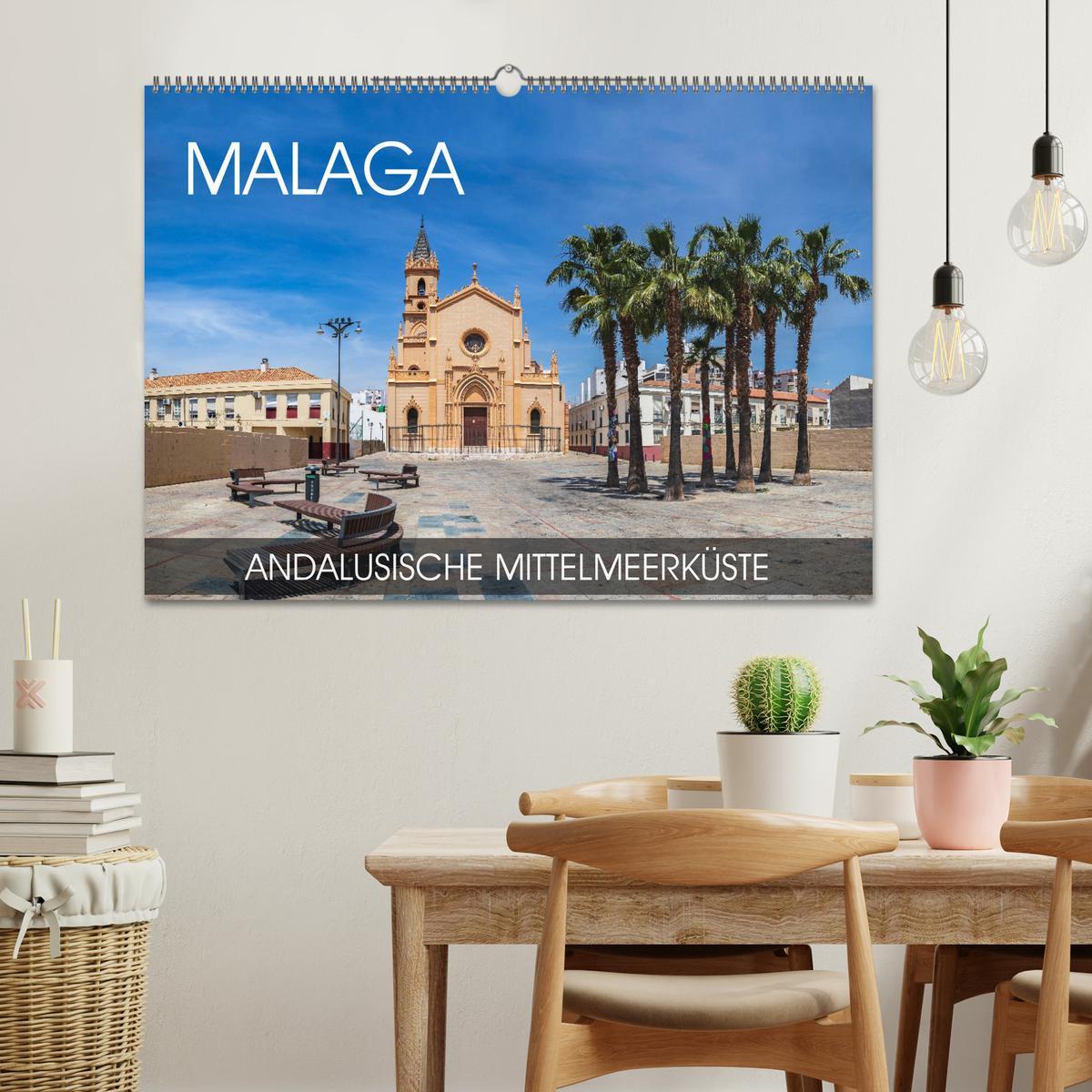 Bild: 9783435230761 | Malaga - andalusische Mittelmeerküste (Wandkalender 2025 DIN A2...