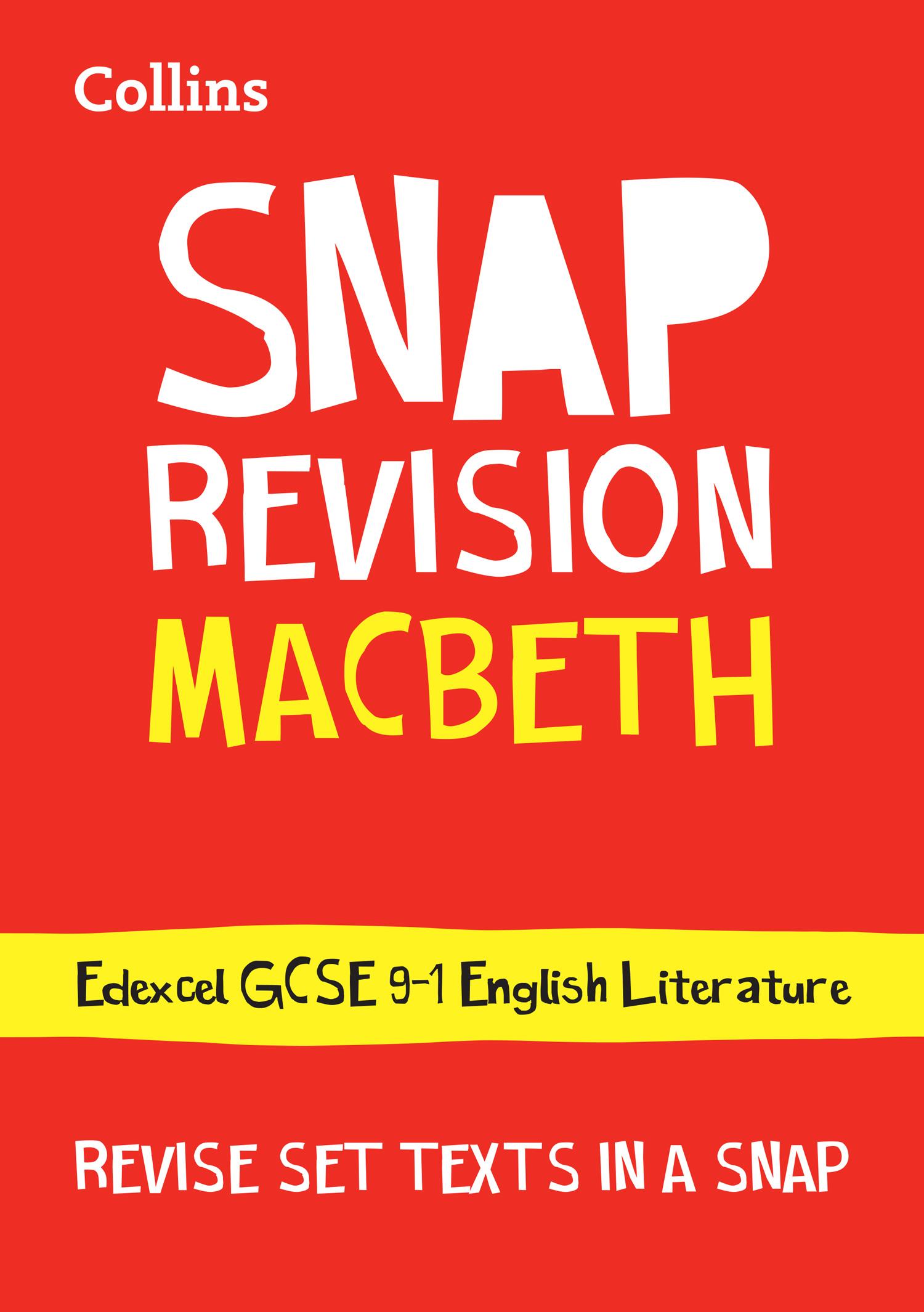 Cover: 9780008353025 | Macbeth: Edexcel GCSE 9-1 English Literature Text Guide | Collins GCSE