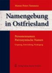 Cover: 9783939870593 | Namengebung in Ostfriesland | Manno P Tammena | Buch | Deutsch | 2008