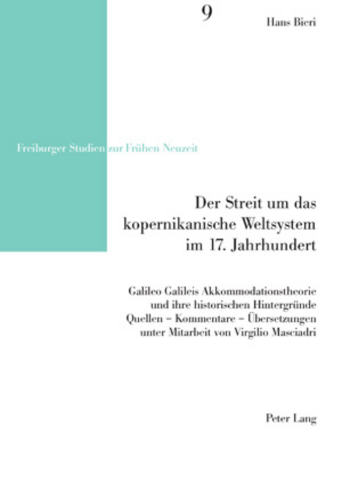 Cover: 9783039117086 | Der Streit um das kopernikanische Weltsystem im 17. Jahrhundert | Buch