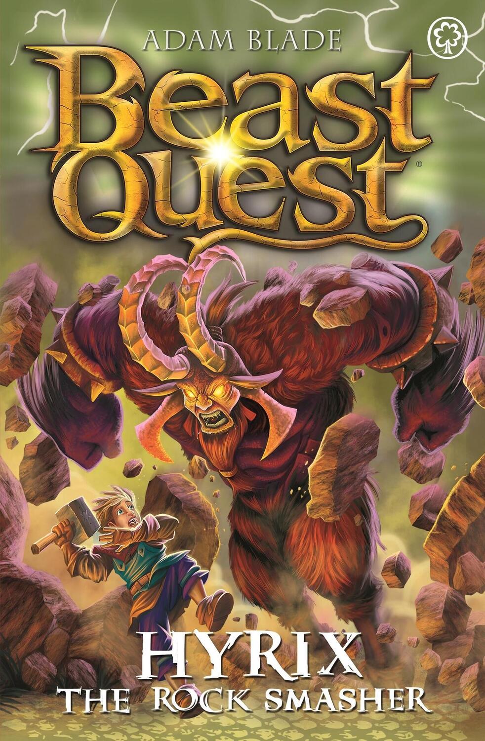 Cover: 9781408369678 | Beast Quest: Hyrix the Rock Smasher | Series 30 Book 1 | Adam Blade