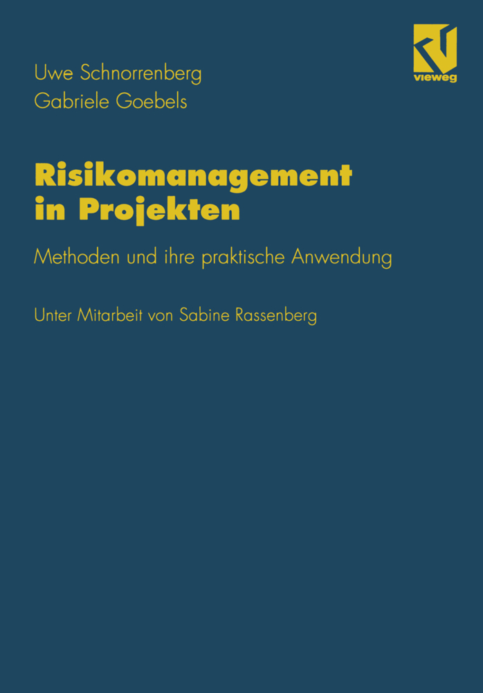 Cover: 9783322830647 | Risikomanagement in Projekten | Methoden und ihre praktische Anwendung