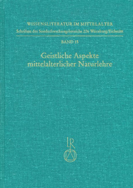 Cover: 9783882265835 | Geistliche Aspekte mittelalterlicher Naturlehre | Benedikt K. Vollmann