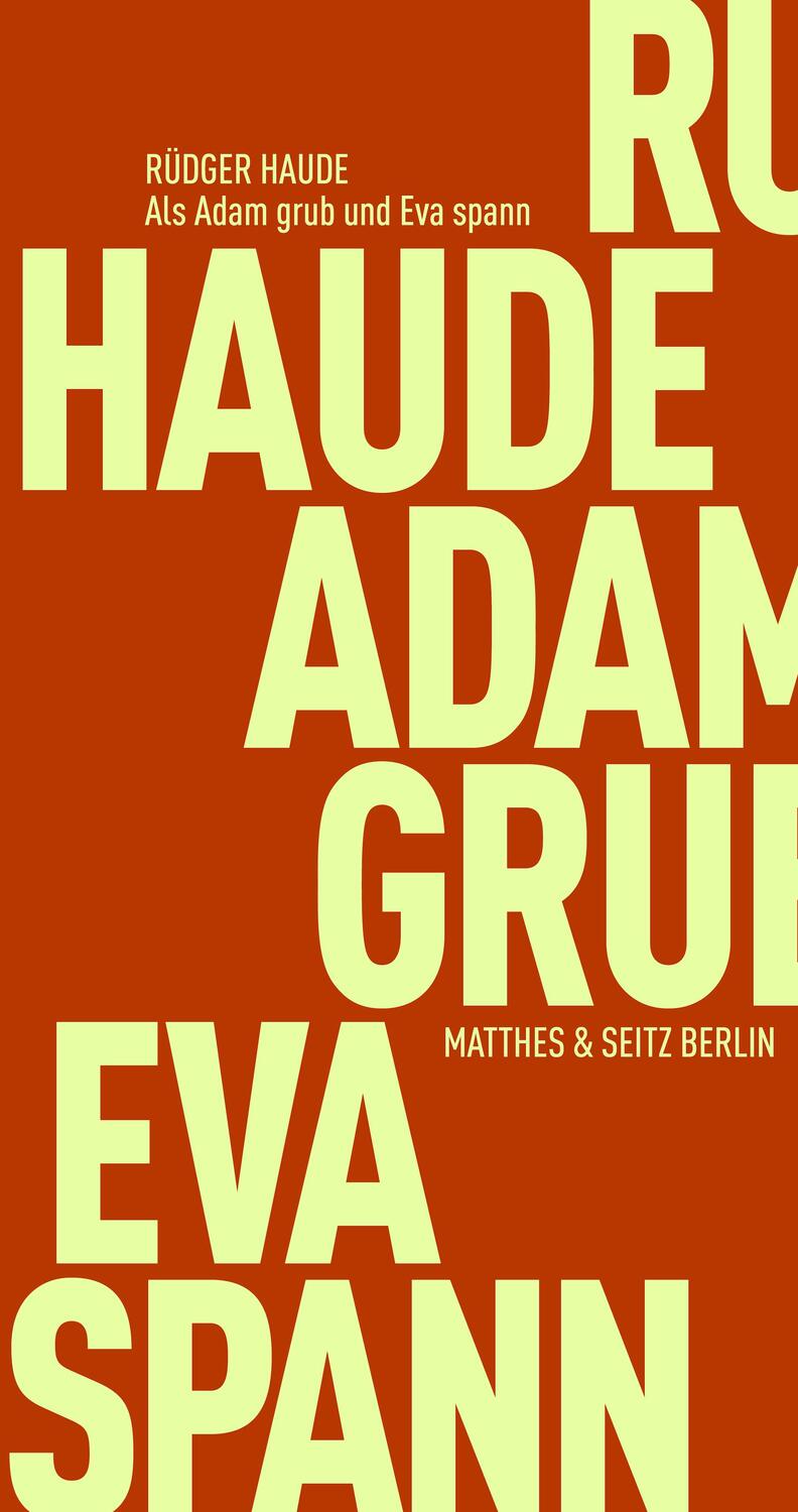 Cover: 9783751805742 | Als Adam grub und Eva spann | Rüdiger Haude | Taschenbuch | 139 S.