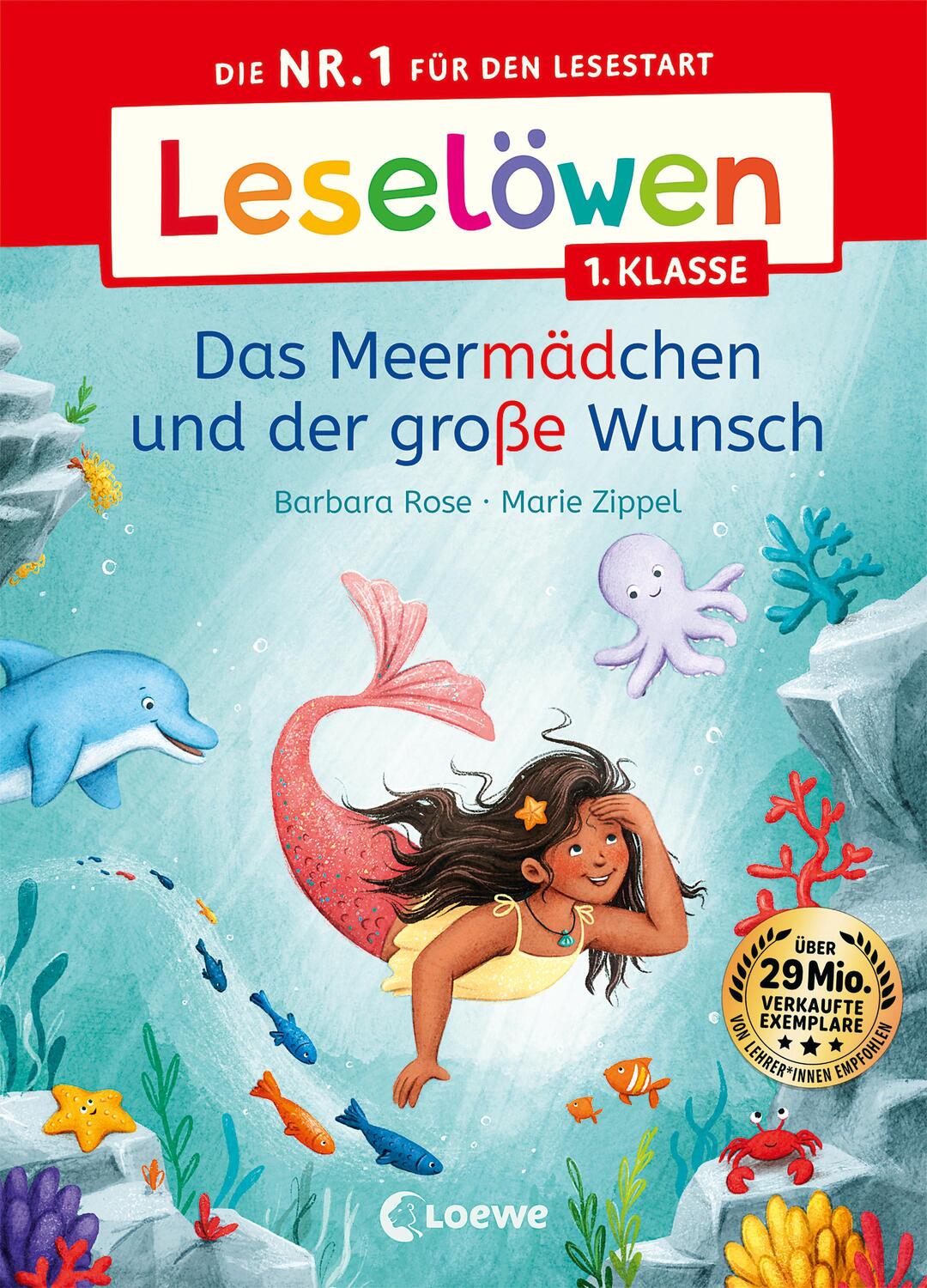 Cover: 9783743215061 | Leselöwen 1. Klasse - Das Meermädchen und der große Wunsch | Rose