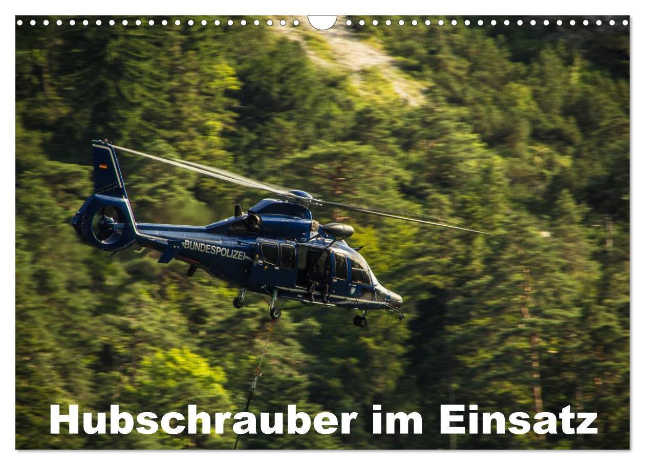 Cover: 9783383578649 | Hubschrauber im Einsatz (Wandkalender 2024 DIN A3 quer), CALVENDO...