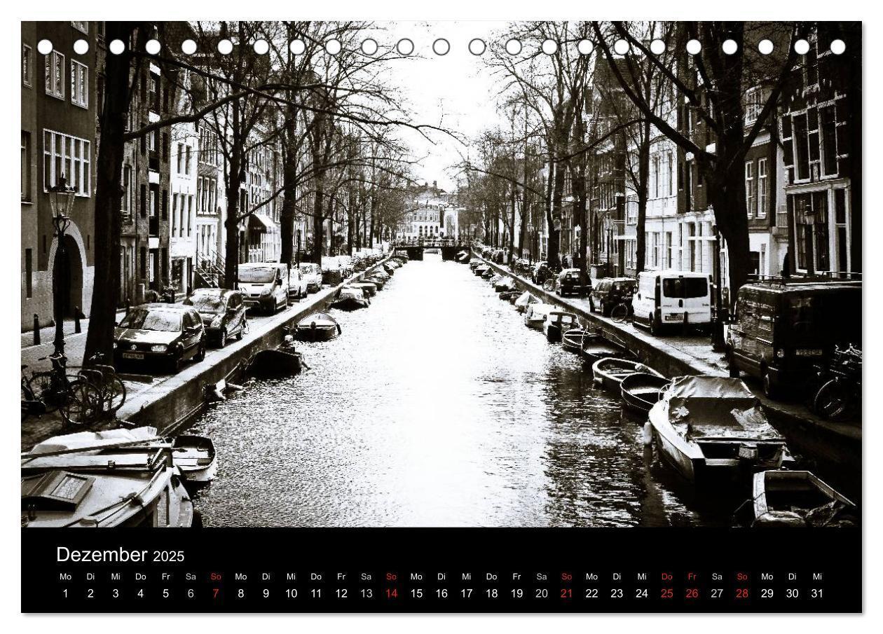 Bild: 9783435780075 | Amsterdam 2025 (Tischkalender 2025 DIN A5 quer), CALVENDO...