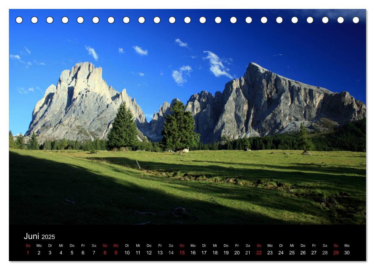 Bild: 9783435472802 | Alpe di Siusi - Seiser Alm (Tischkalender 2025 DIN A5 quer),...