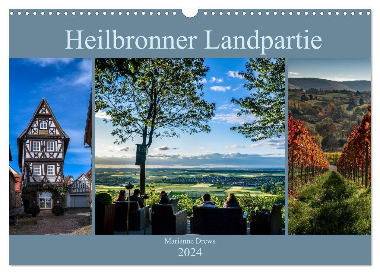 Cover: 9783383237324 | Heilbronner Landpartie (Wandkalender 2024 DIN A3 quer), CALVENDO...