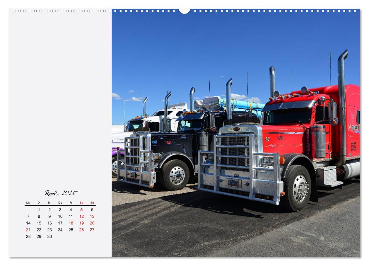 Bild: 9783435337798 | Langhauber. Coole Trucks in den USA (Wandkalender 2025 DIN A2...