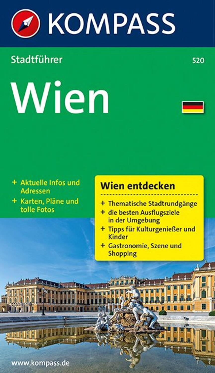 Cover: 9783854914792 | KOMPASS Stadtführer Wien | mit Sehenswertem und Infos | Gmbh | Buch