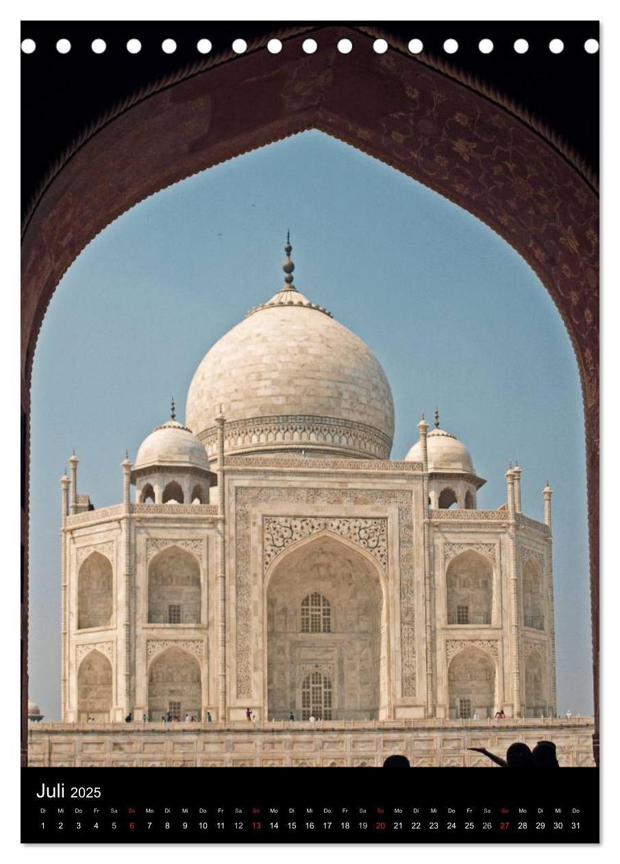 Bild: 9783457020135 | Taj Mahal - Monument der Liebe (Tischkalender 2025 DIN A5 hoch),...