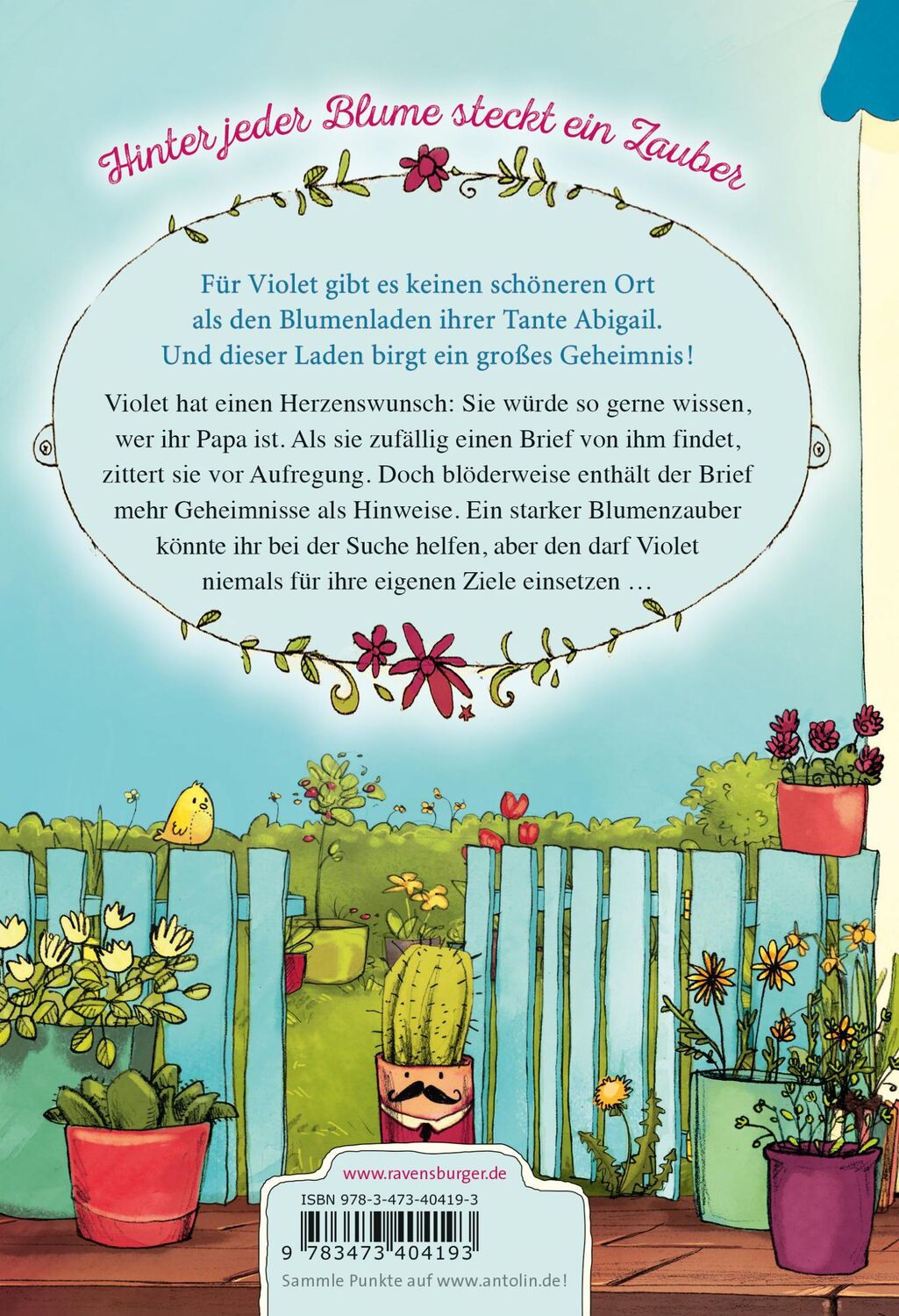 Rückseite: 9783473404193 | Der magische Blumenladen, Band 10: Ein Brief voller Geheimnisse | Buch