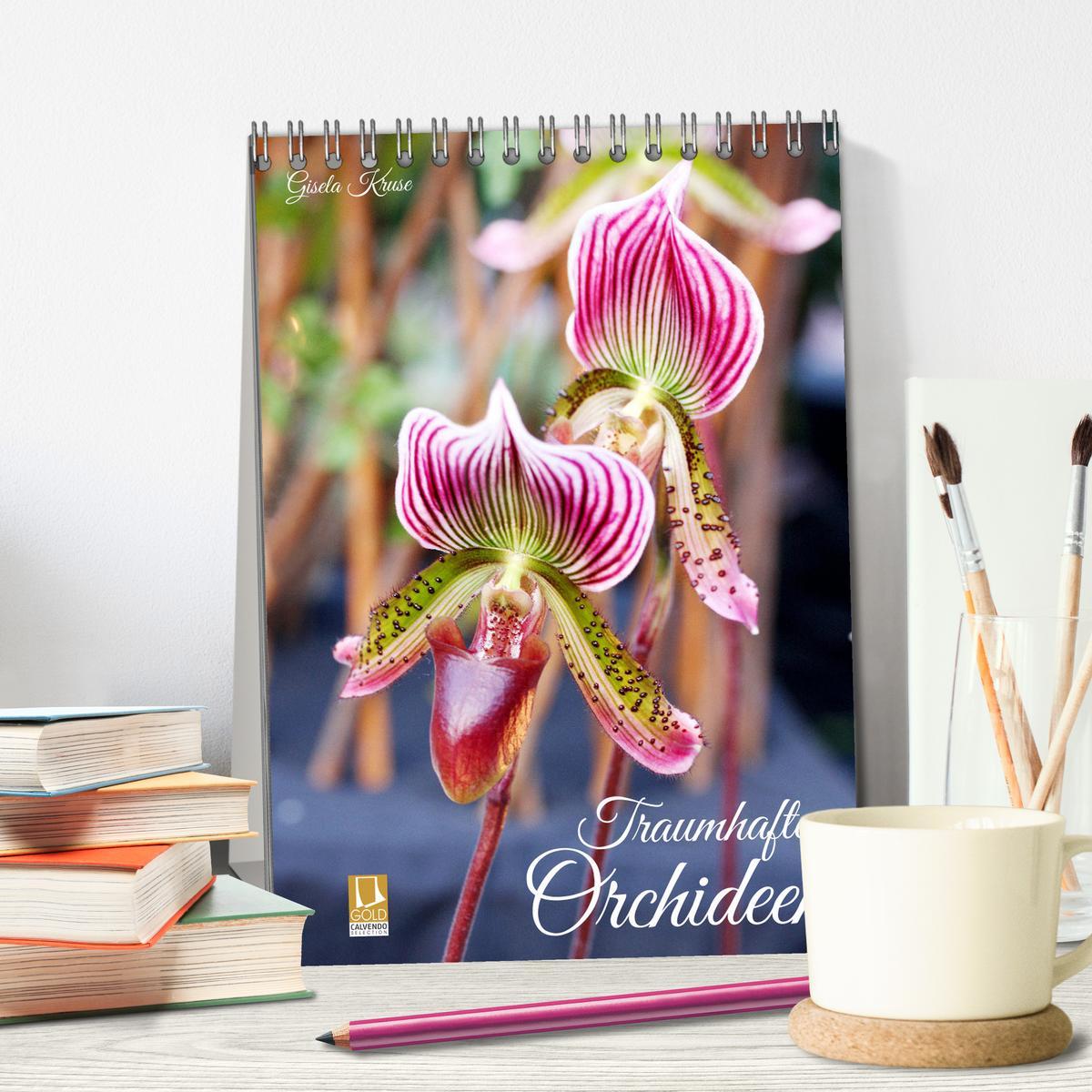 Bild: 9783435894772 | Traumhafte Orchideen (Tischkalender 2025 DIN A5 hoch), CALVENDO...