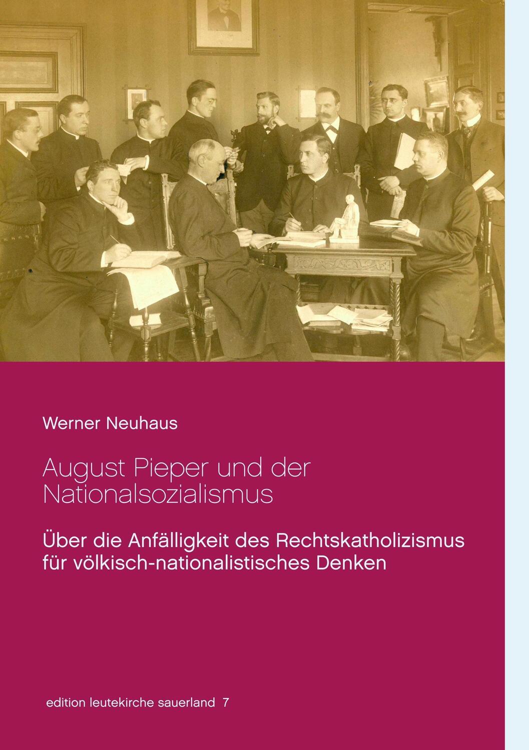 Cover: 9783746011417 | August Pieper und der Nationalsozialismus | Werner Neuhaus | Buch