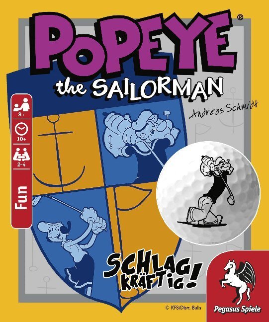 Cover: 4250231726460 | Popeye - Schlagkräftig! - Bierdeckelspiel (Spiel) | Spiel | 20045G