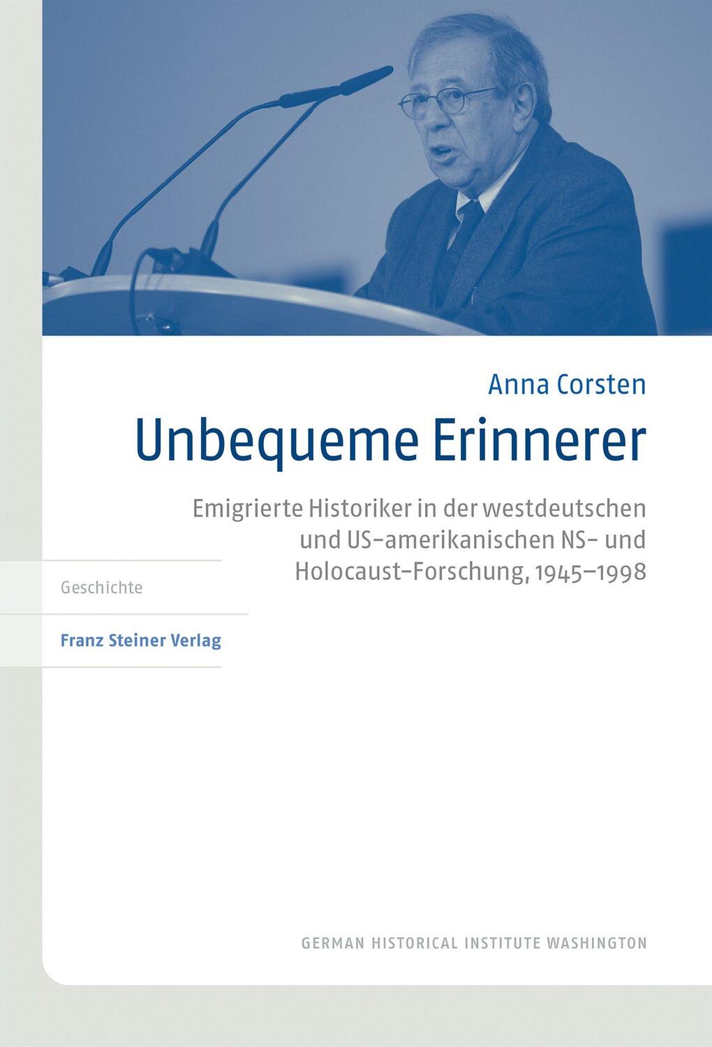 Cover: 9783515131964 | Unbequeme Erinnerer | Anna Corsten | Buch | Tartu Historical Studies