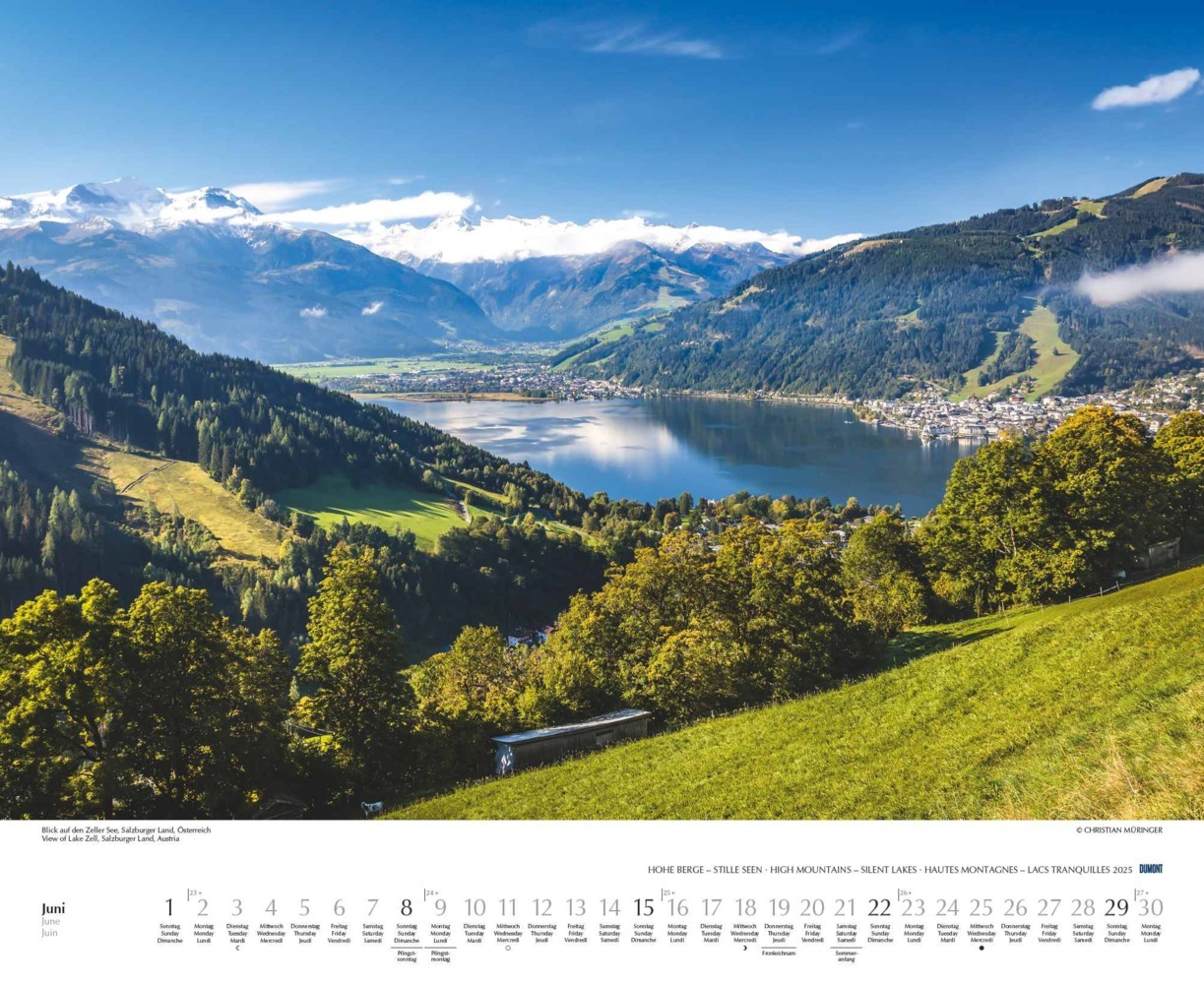 Bild: 4250809653570 | DUMONT - Hohe Berge - Stille Seen 2025 Wandkalender, 52x42,5cm,...