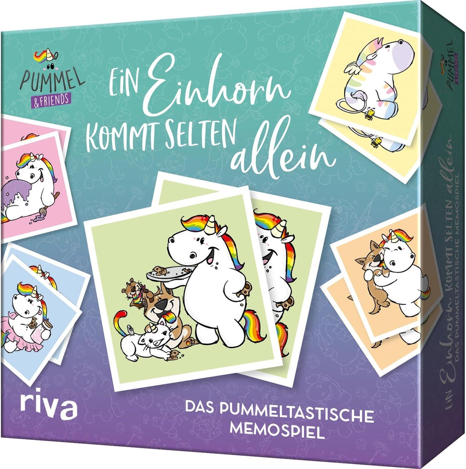 Cover: 9783742313164 | Ein Einhorn kommt selten allein | Das pummeltastische Memospiel | Buch