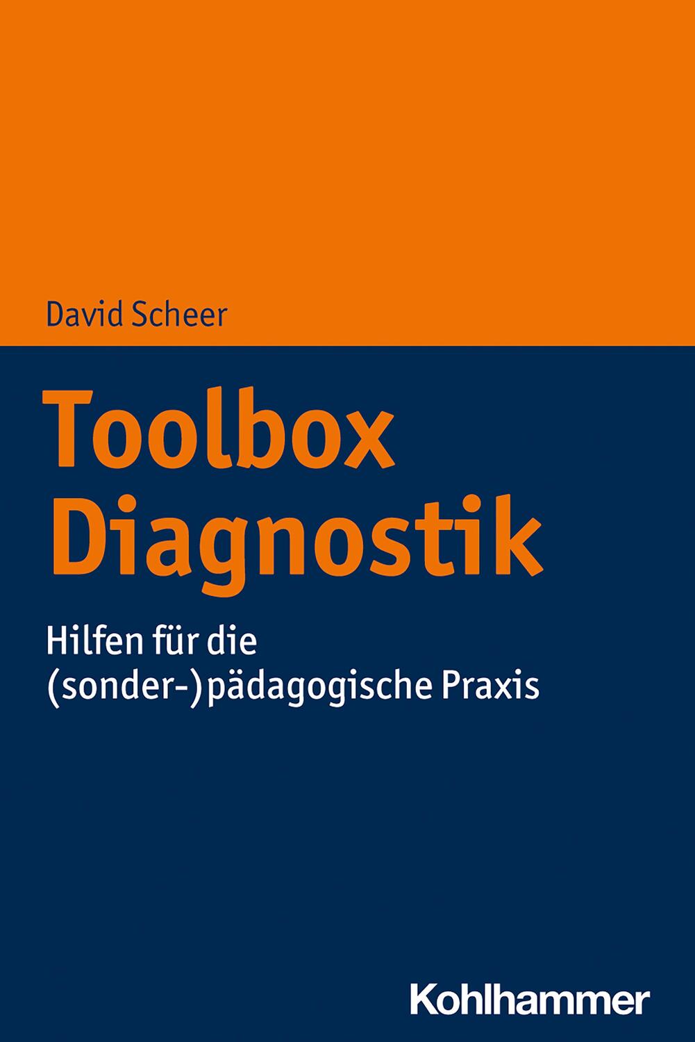 Cover: 9783170379626 | Toolbox Diagnostik | Hilfen für die (sonder-)pädagogische Praxis