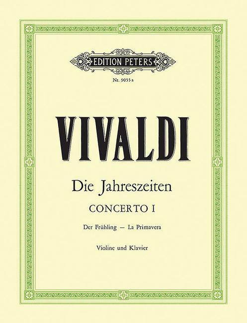 Cover: 9790014072452 | Die Jahreszeiten: Konzert für Violine, Streicher und Basso continuo...