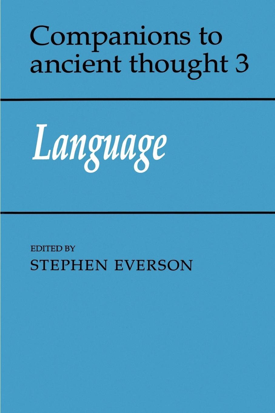Cover: 9780521357951 | Language | Stephen Everson | Taschenbuch | Paperback | Englisch | 1994