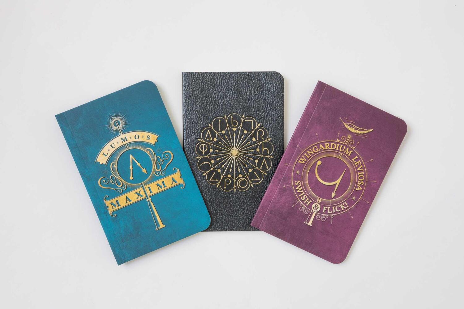Cover: 9781683833581 | Harry Potter: Spells Pocket Notebook Collection (Set of 3) | Editions