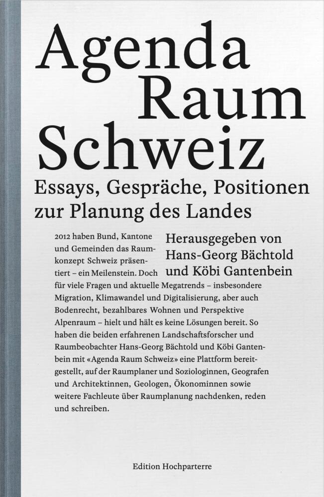 Cover: 9783909928811 | Agenda Raum Schweiz | Köbi Gantenbein (u. a.) | Buch | 200 S. | 2022