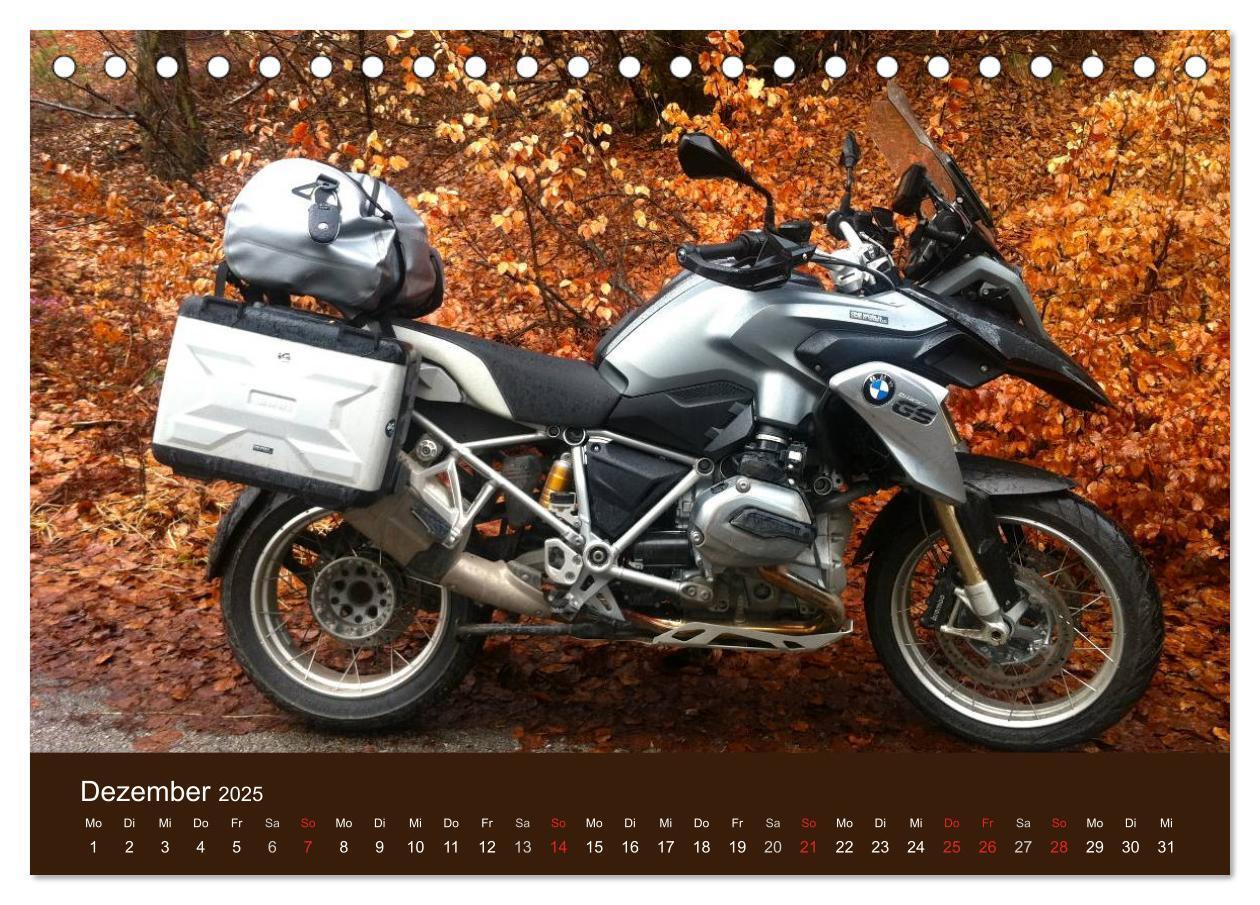 Bild: 9783435520862 | Freude an - Spaß mit der BMW GS (Tischkalender 2025 DIN A5 quer),...