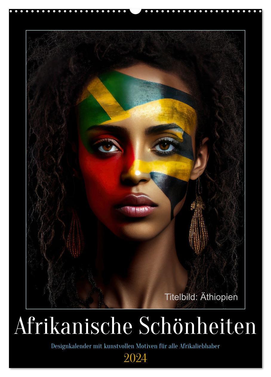 Cover: 9783675415546 | Afrikanische Schönheiten (Wandkalender 2024 DIN A2 hoch), CALVENDO...