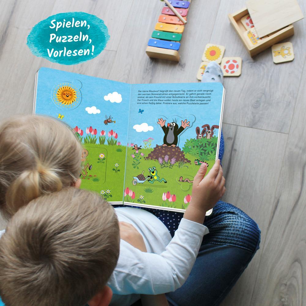 Bild: 9783988021267 | Trötsch Der kleine Maulwurf Puzzle- und Spielbuch Pappenbuch | KG