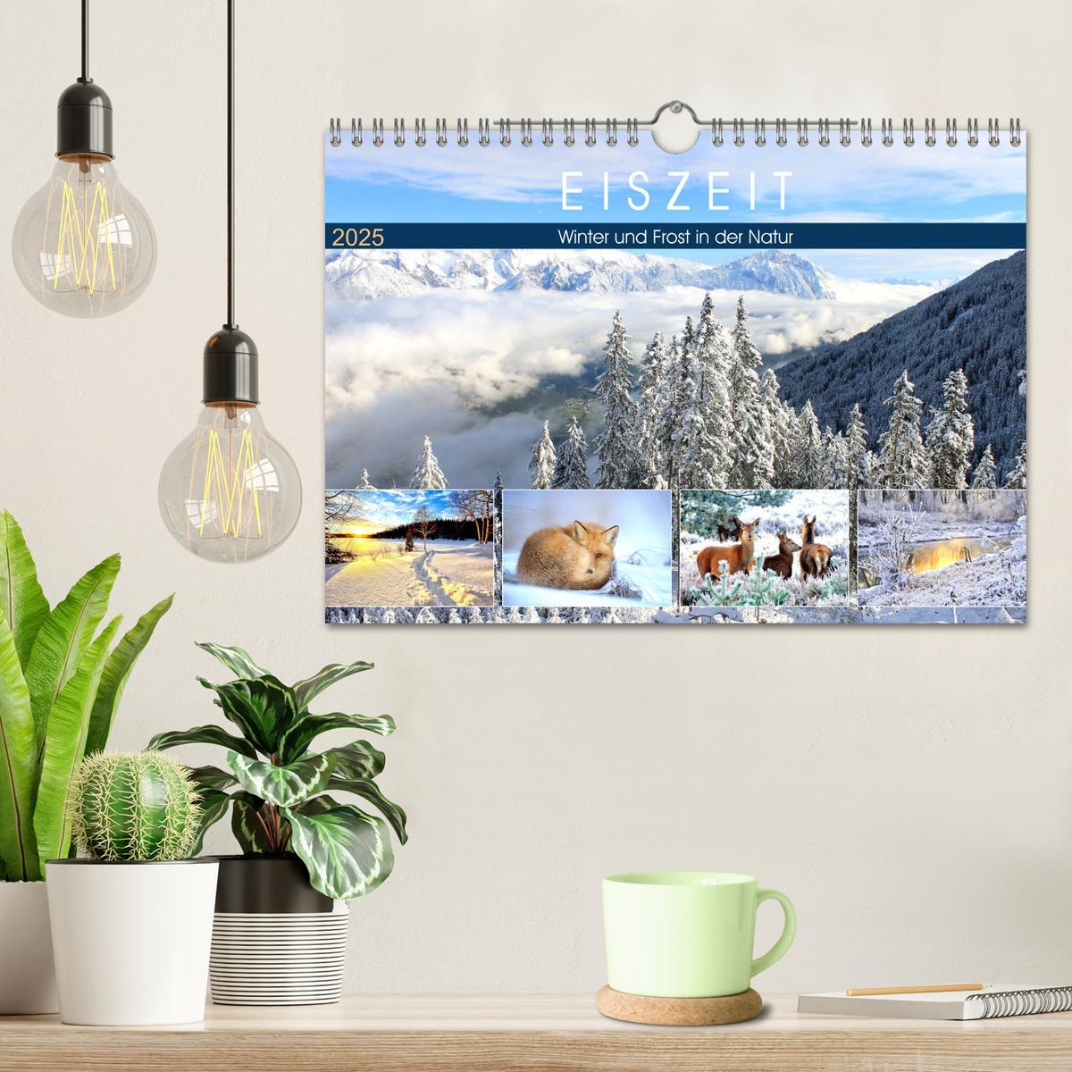 Bild: 9783435175383 | Eiszeit. Winter und Frost in der Natur (Wandkalender 2025 DIN A4...