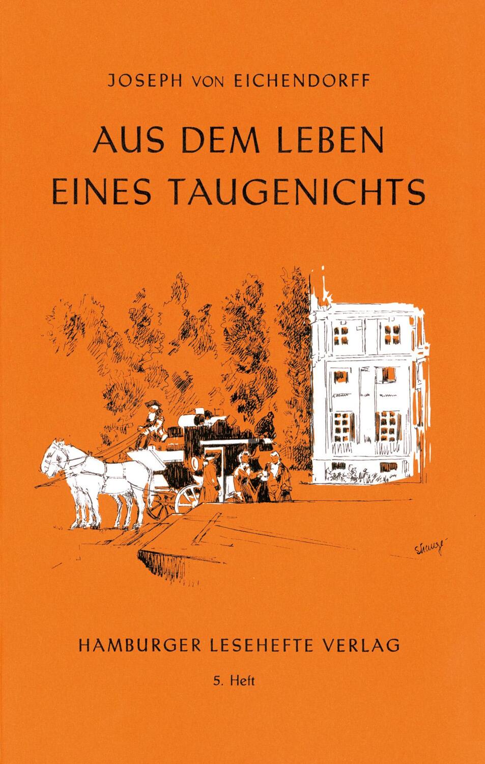 Cover: 9783872910042 | Aus dem Leben eines Taugenichts | Novelle | Joseph von Eichendorff
