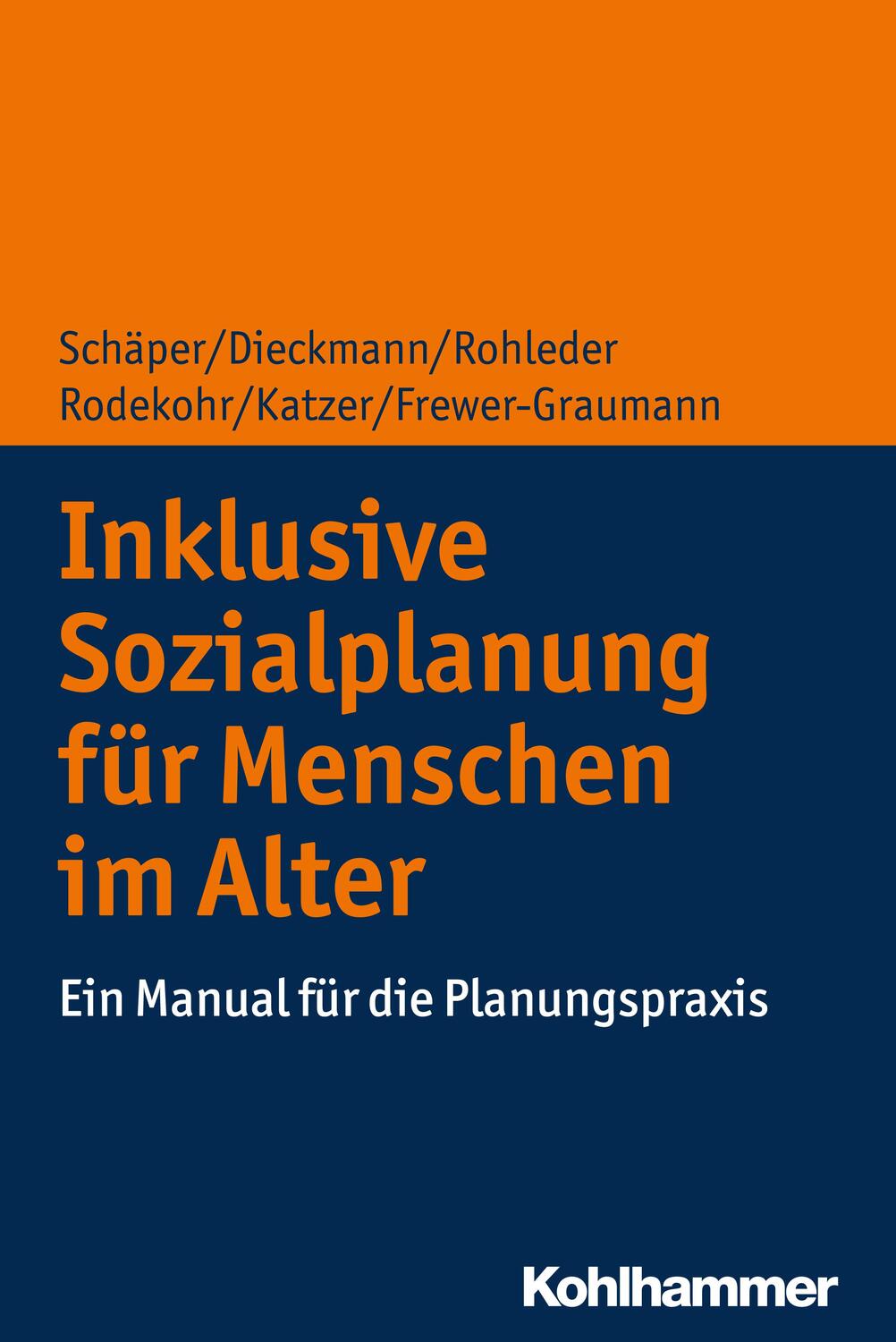 Cover: 9783170307902 | Inklusive Sozialplanung für Menschen im Alter | Sabine Schäper (u. a.)