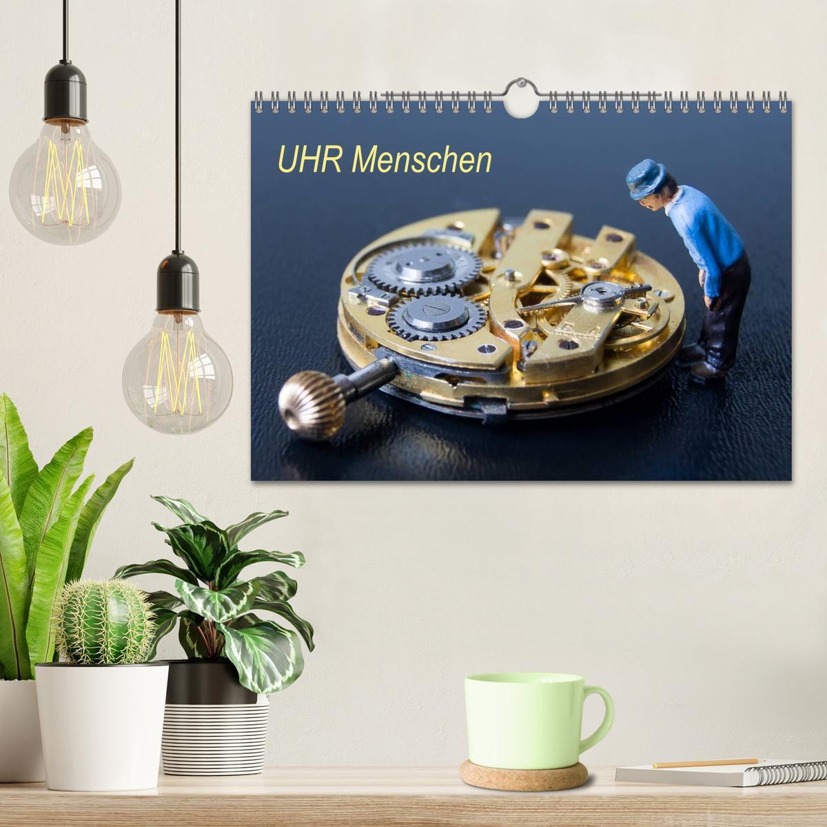 Bild: 9783435762262 | UHR Menschen (Wandkalender 2025 DIN A4 quer), CALVENDO Monatskalender