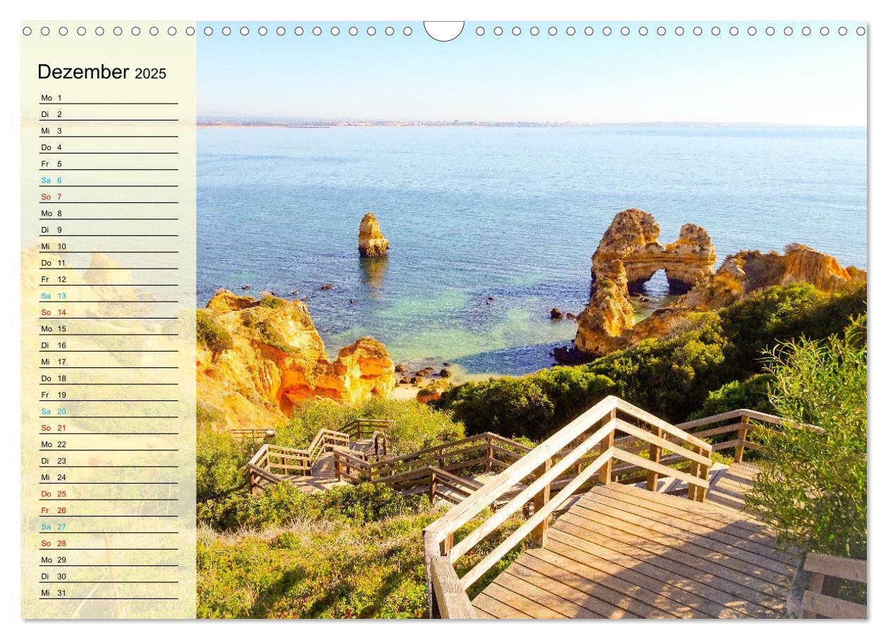 Bild: 9783435091980 | Die Küste der Algarve (Wandkalender 2025 DIN A3 quer), CALVENDO...