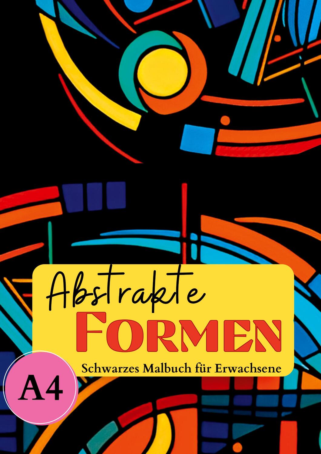 Cover: 9783347965300 | Schwarzes Malbuch für Erwachsene ¿Abstrakte Formen" | Malbücher | Buch