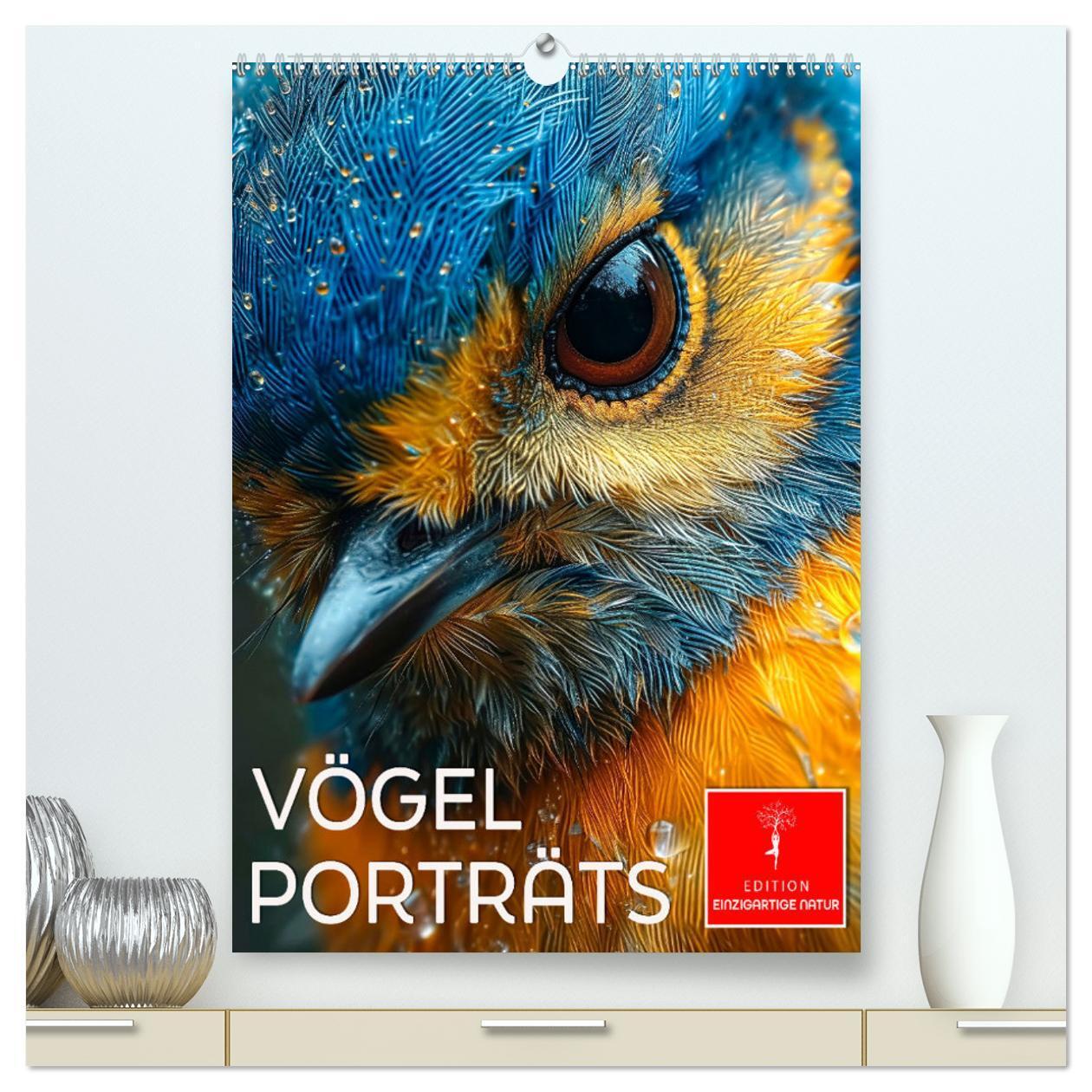 Cover: 9783383774669 | Vögel Porträts (hochwertiger Premium Wandkalender 2025 DIN A2...