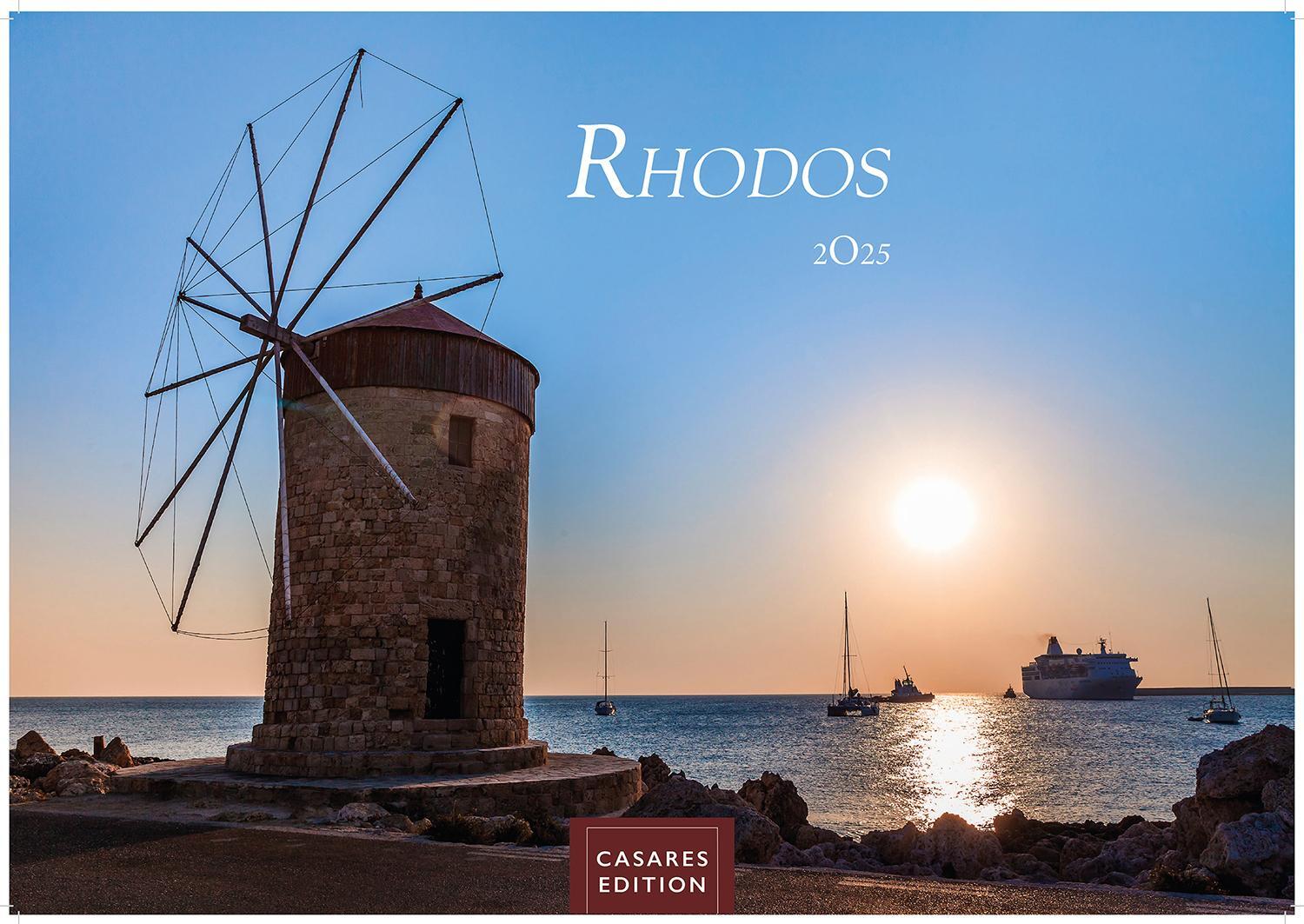 Cover: 9781835240816 | Rhodos 2025 S 24x35 cm | Kalender | 14 S. | Deutsch | 2025