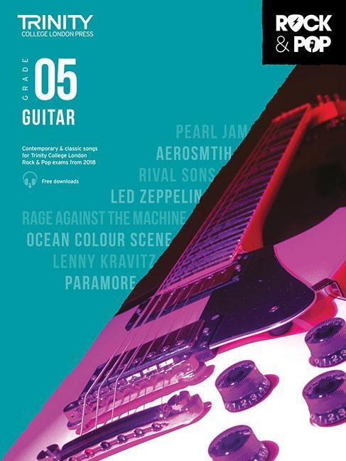 Cover: 9780857366528 | Trinity College London Rock &amp; Pop 2018 Guitar Grade 5 | Broschüre