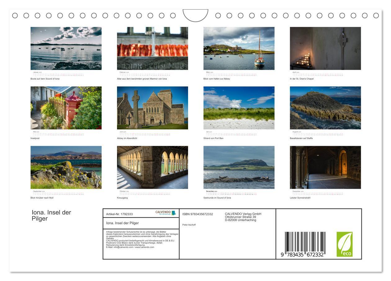 Bild: 9783435672332 | Iona. Insel der Pilger (Wandkalender 2025 DIN A4 quer), CALVENDO...