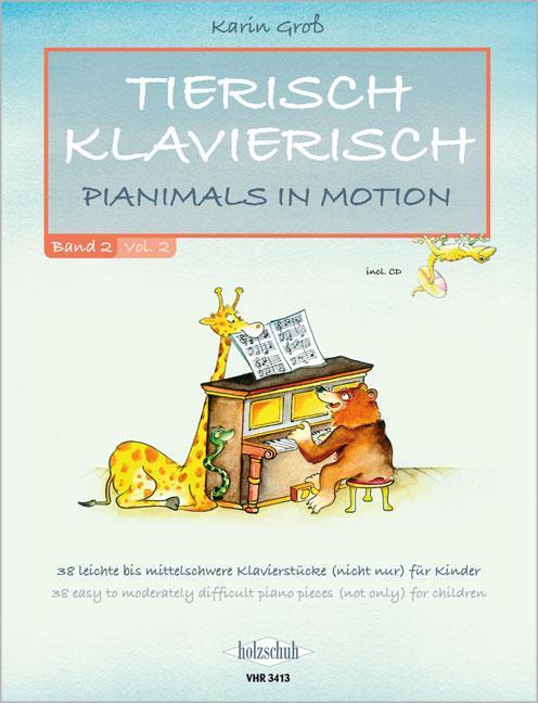 Cover: 4031659034135 | Tierisch klavierisch 2 | Broschüre | Deutsch | 2010 | Editionen Halbig