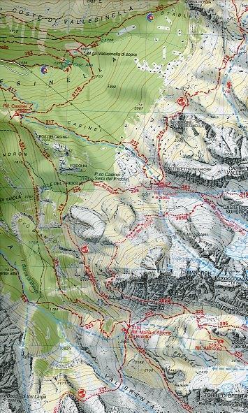 Bild: 9788883150890 | Tabacco Wandern 1 : 25 000 Dolomiti di Brenta | (Land-)Karte | 2018
