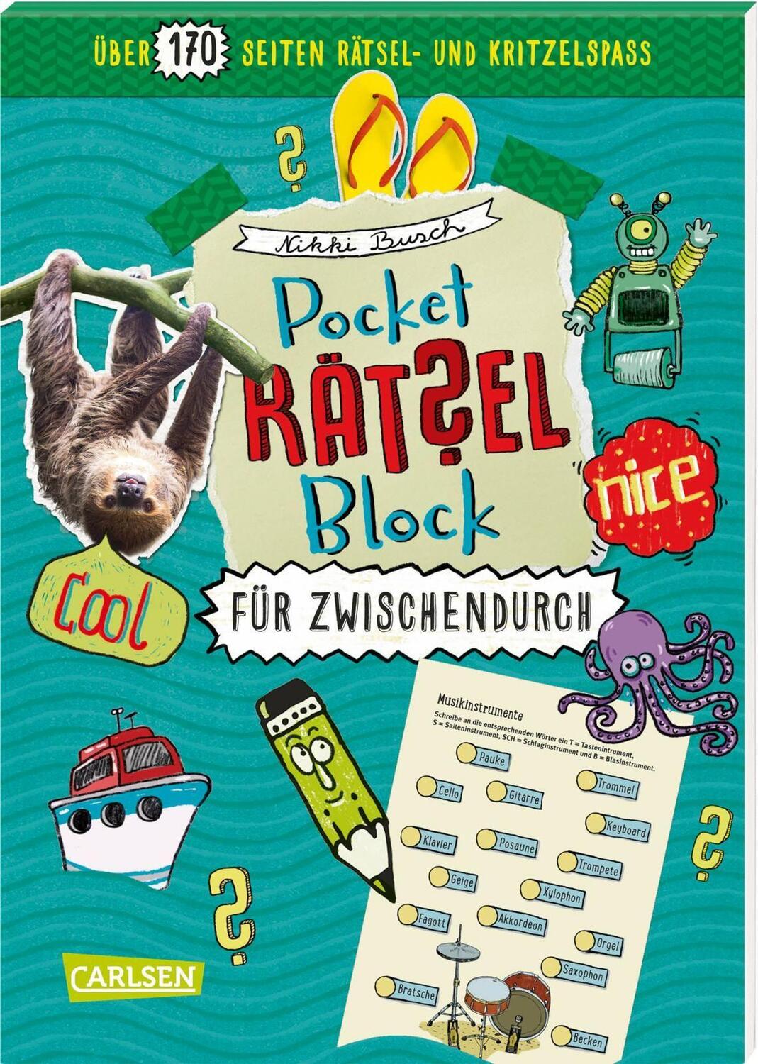 Cover: 9783551181381 | Pocket-Rätsel-Block: Für zwischendurch | Nikki Busch | Taschenbuch