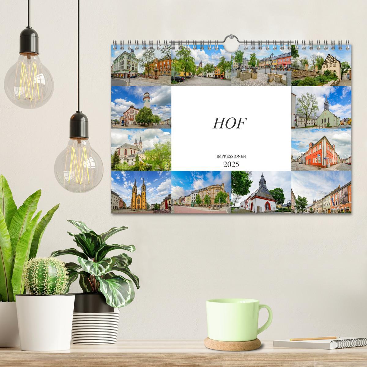 Bild: 9783435223978 | Hof Impressionen (Wandkalender 2025 DIN A4 quer), CALVENDO...