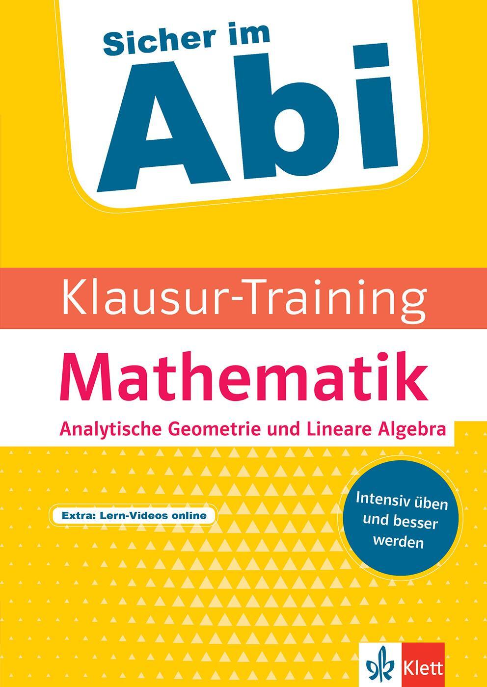 Cover: 9783129495469 | Klausur-Training - Mathematik Analytische Geometrie und Lineare...